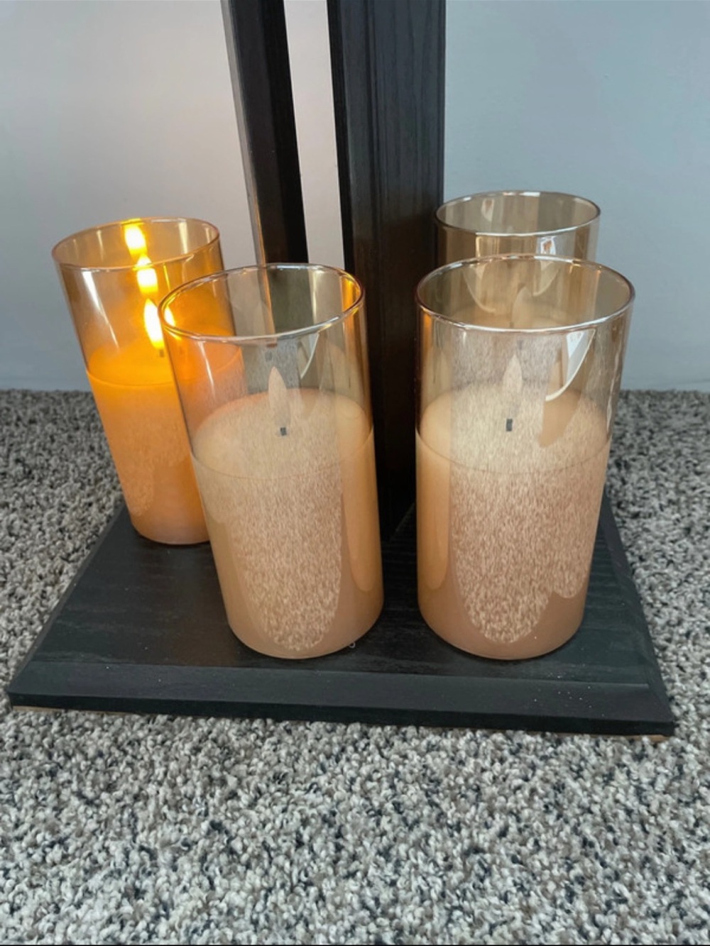 Glass Flameless Candles